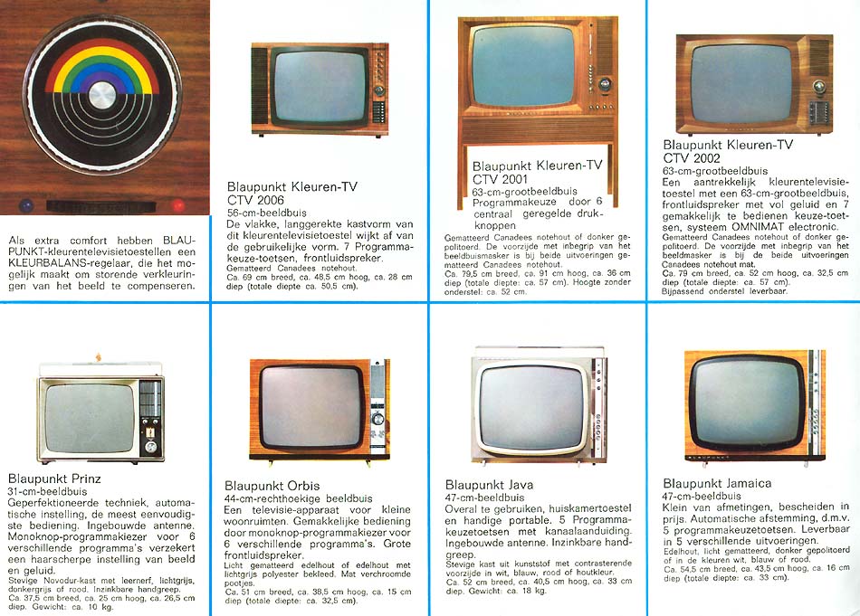 BLAUPUNKT TELEVISIE EN RADIO 1967